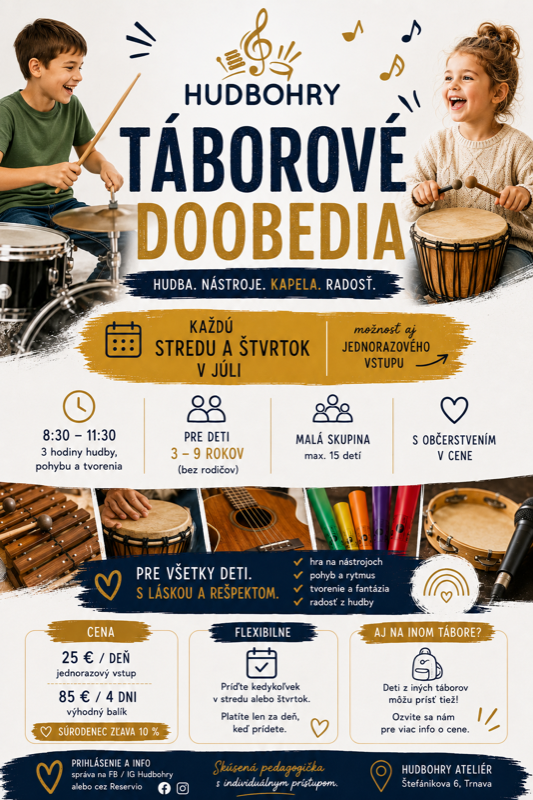 Hudbohry – táborové doobedia
